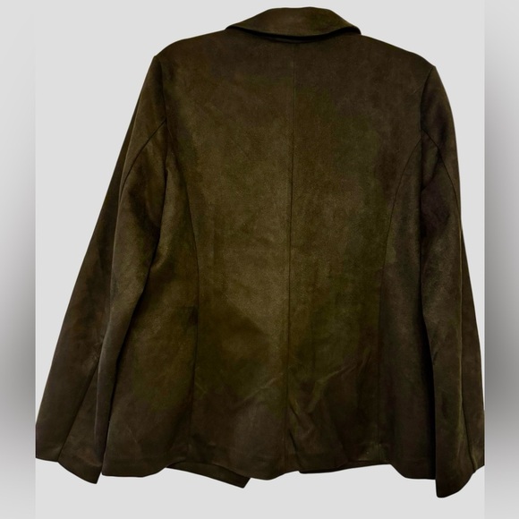 Black Double-Breasted Women's Blazer - Picture 3 of 5